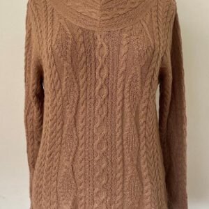 Jersey Alpaca Cuello V Trenzas